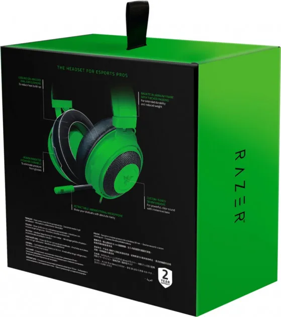 Фото - Гарнитура проводная игровая Razer Kraken Multi Platform Green (RZ04-02830200-R3M1)