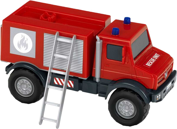 Фото - Наземная спецтехника Klein Пожарный автомобиль Unimog с этикеткой (3815)