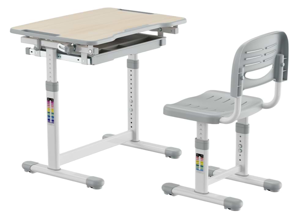 Комплект мебели школьный 2 элемента FunDesk Sole Grey