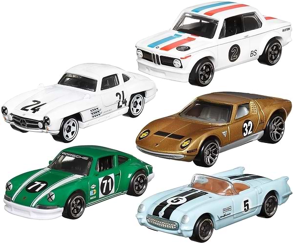 Фото - Базовая машинка Hot Wheels "Винтажные гоночные" (в ас.) (HRT81)