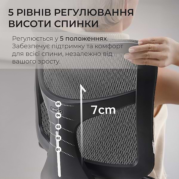 Фото - Кресло офисное Sihoo DORO S100 Mesh Black (S100-M301)