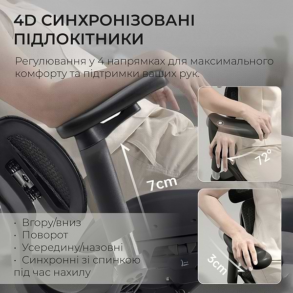 Фото - Кресло офисное Sihoo DORO S100 Mesh Black (S100-M301)