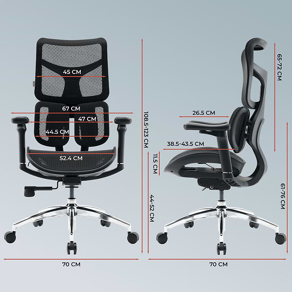 Фото - Кресло офисное Sihoo DORO S100 Mesh Black (S100-M301)