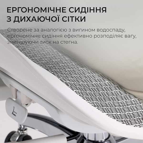 Фото - Кресло офисное Sihoo DORO S100 Mesh White (S100-M302)