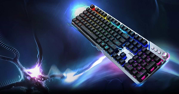Фото - Клавіатура дротова ігрова MSI STRIKE 600 SILENT UA (S11-04UA225-CLA)