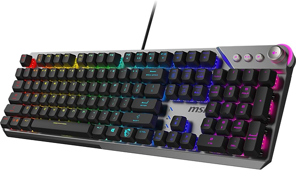 Фото - Клавіатура дротова ігрова MSI STRIKE 600 SILENT UA (S11-04UA225-CLA)