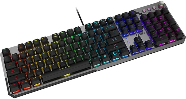 Фото - Клавіатура дротова ігрова MSI STRIKE 600 SILENT UA (S11-04UA225-CLA)