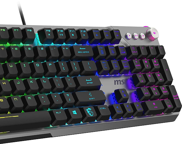 Фото - Клавіатура дротова ігрова MSI STRIKE 600 SILENT UA (S11-04UA225-CLA)