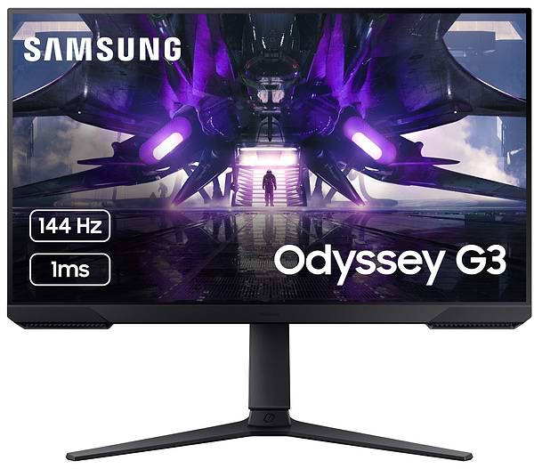 Фото - Монітор ігровий Samsung Odyssey G3 (LS27AG302NIXCI)
