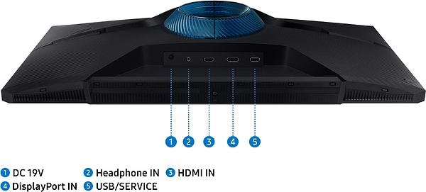 Фото - Монітор ігровий Samsung Odyssey G3 (LS27AG302NIXCI)