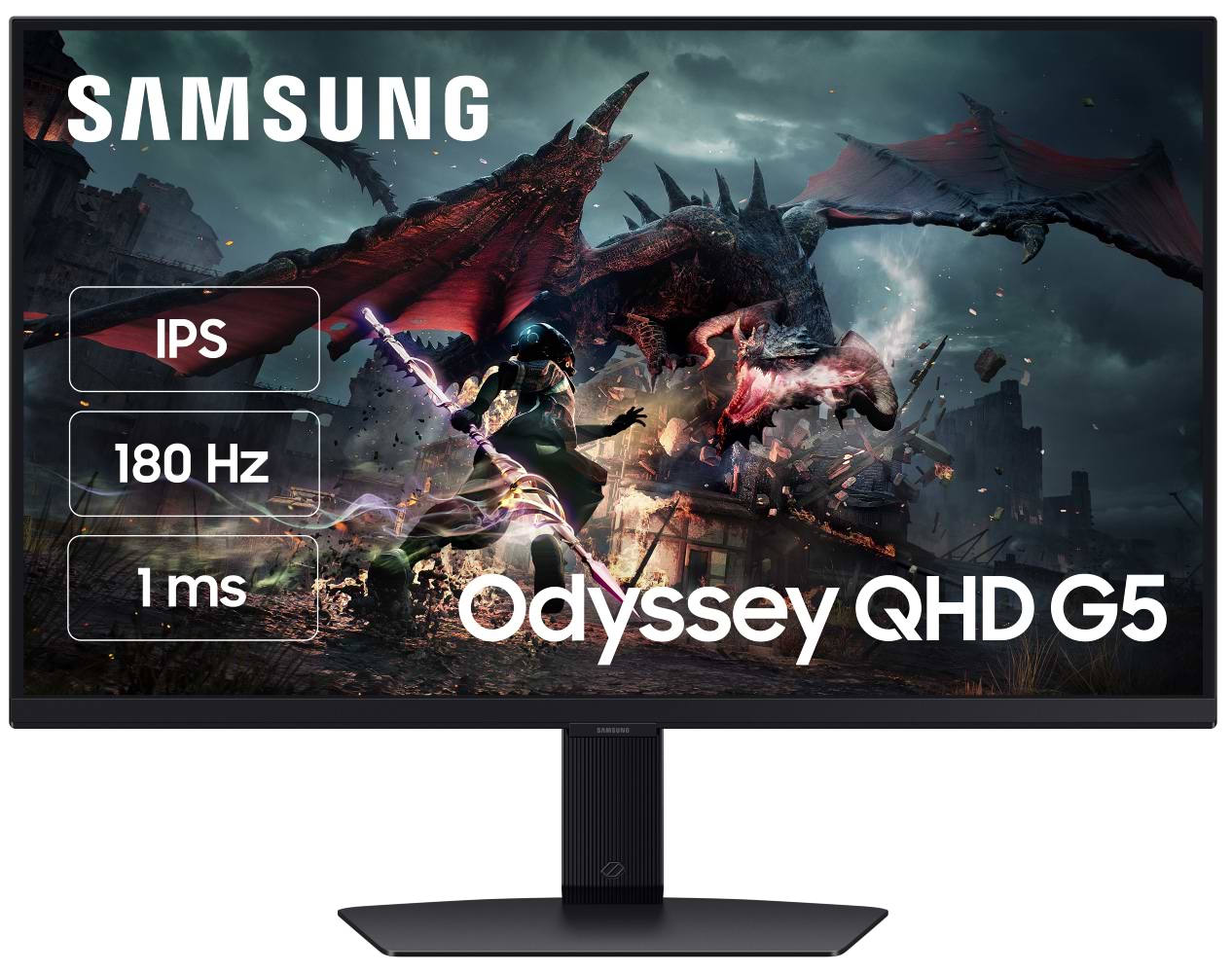 Купити Монітор ігровий Samsung Odyssey G5 (LS27DG500EIXCI/UA) - Фото 1 Монітор ігровий Samsung Odyssey G5 (LS27DG500EIXCI/UA) - Фото 1