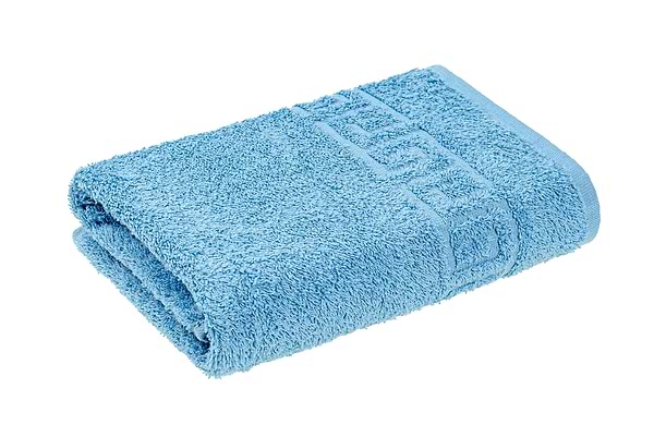 Фото - Рушник банний Home Line махровий бордюр синій 70х140 (174301)