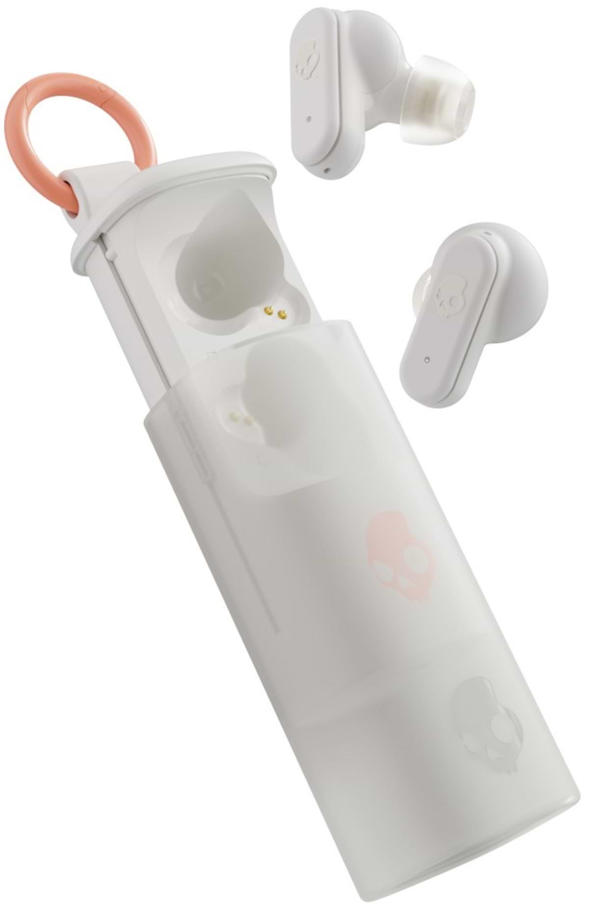 Наушники вкладыши беспроводные TWS Skullcandy DIME Evo Bone/Orange (S2DTW-S951) - Фото 1