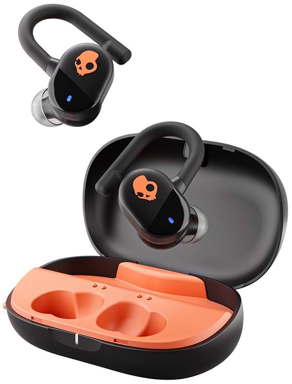 Фото - Навушники вкладиші бездротові TWS Skullcandy TW Push Play Active True Black/Orange (S2PPW-S749)