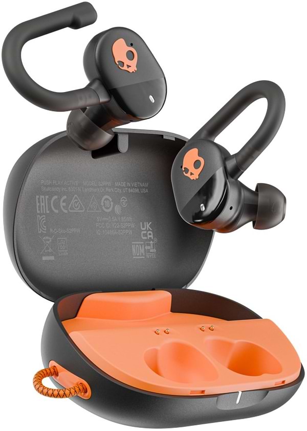Фото - Навушники вкладиші бездротові TWS Skullcandy TW Push Play Active True Black/Orange (S2PPW-S749)