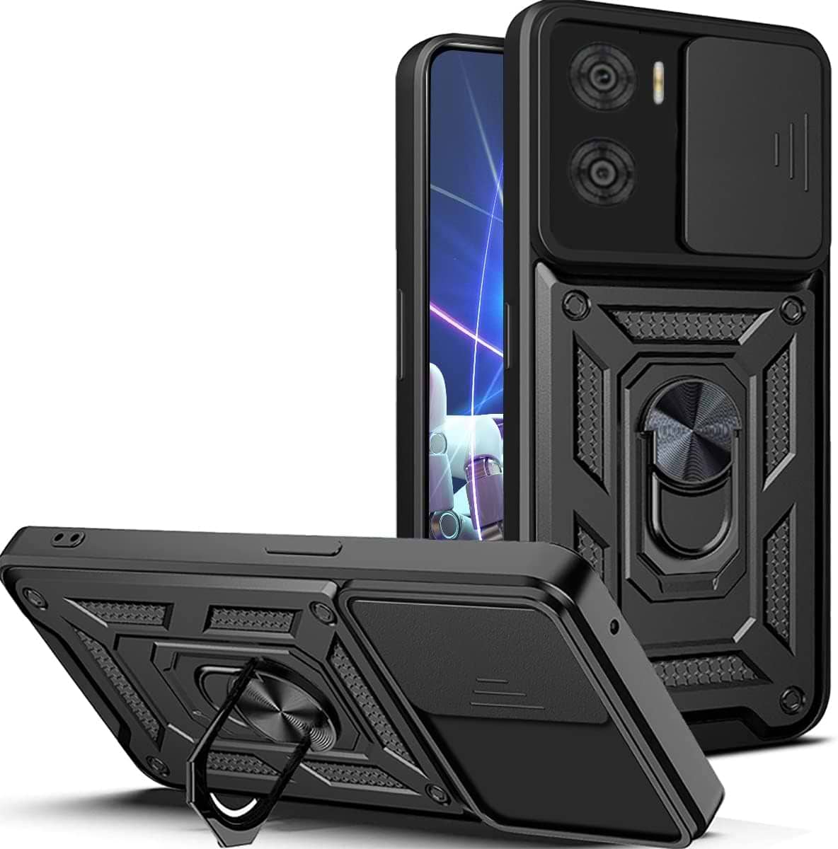 Чехол для смартфона BeCover Military for Motorola Moto E22/E22i Black (709977) - Фото 1