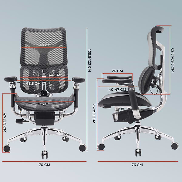 Фото - Кресло офисное Sihoo DORO S300 Mesh Dark Grey (S300-M201)