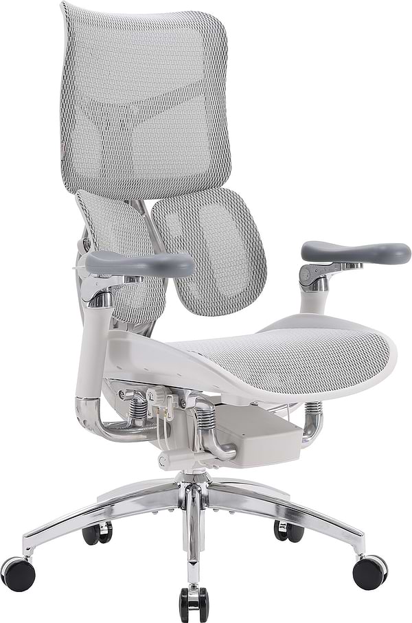 Фото - Кресло офисное Sihoo DORO S300 Mesh Light Grey (S300-M202)