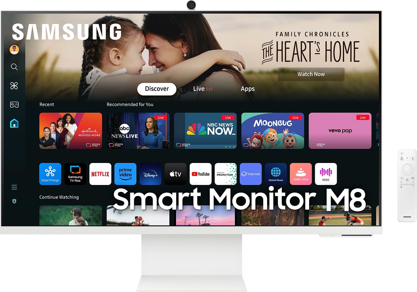 Монитор Samsung Smart M8 M80D UHD (LS32DM801UIXUA) - Фото 1