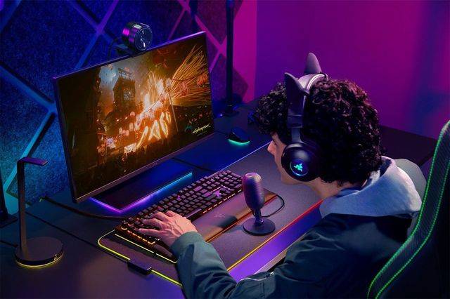 Фото - Микрофон для компьютера проводной Razer Seiren V3 mini Black (RZ19-05050100-R3M1)