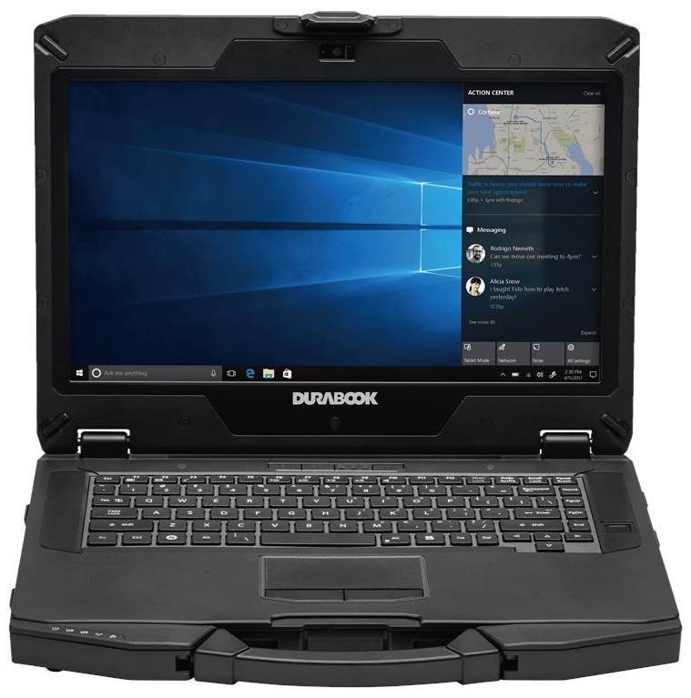 Ноутбук Durabook Durabook S14 Standard (S4E2Q3AA3BXE) Black - Фото 1