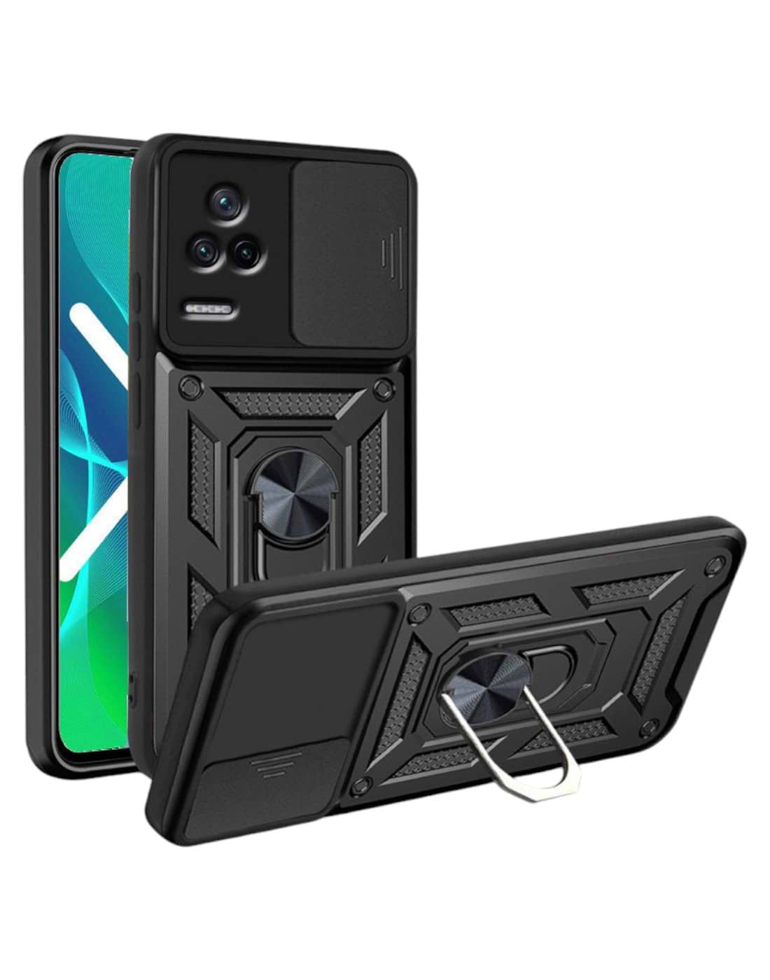 Чехол для смартфона BeCover Military for Poco F4 Black (709128) - Фото 1
