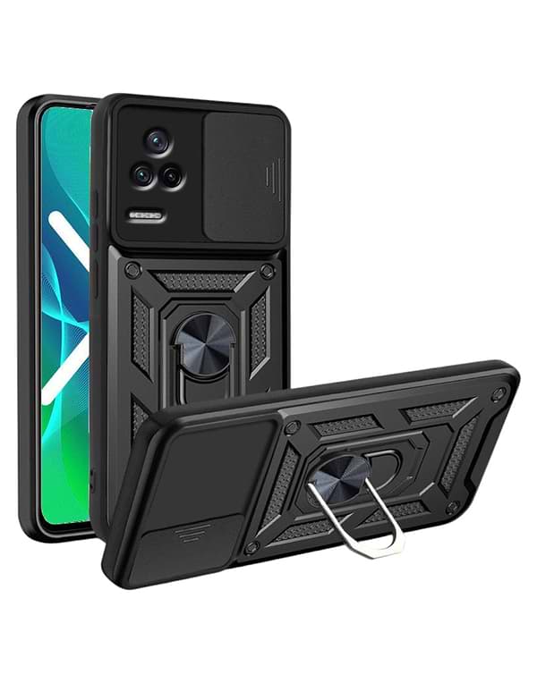 Фото - Чохол для смартфону BeCover Military for Poco F4 Black (709128) Фото - Чохол для смартфону BeCover Military for Poco F4 Black (709128)