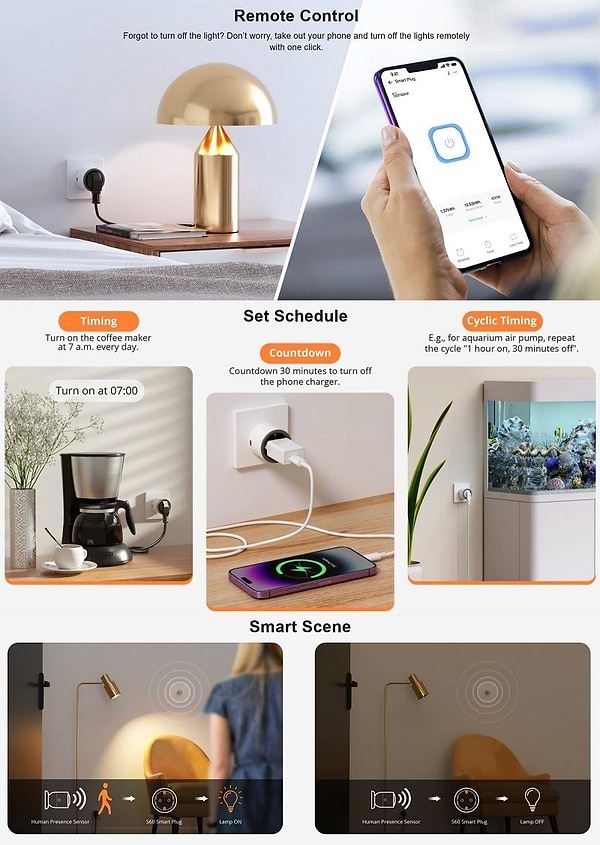 Фото - Розумна розетка Sonoff S60