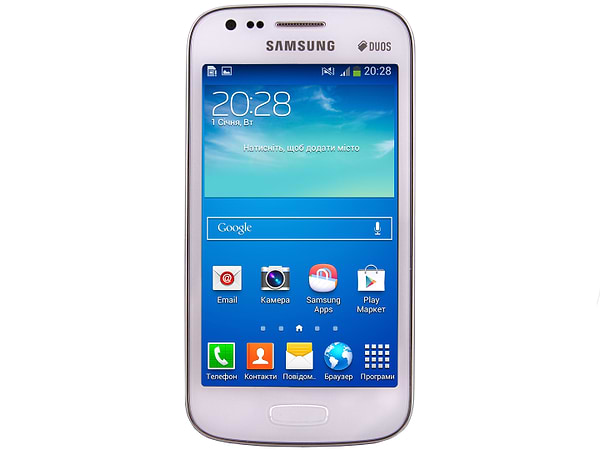 Фото - Смартфон Самсунг Гелексі Ейс 3 S7272 Аргументи Чисто Білий