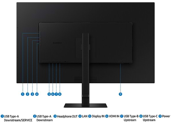 Фото - Монитор Samsung ViewFinity S8 S80UD UHD (LS37D802UAIXCI)