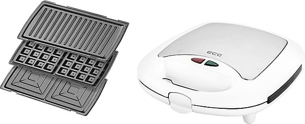 Фото - Бутербродниця ECG S 399 3in1 White