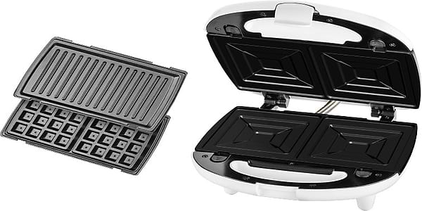 Фото - Бутербродниця ECG S 399 3in1 White