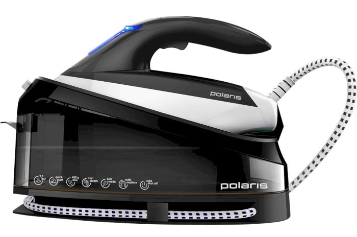 Утюг с парогенератором Polaris PSS 7565K White/Black - Фото 1