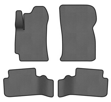 EVA коврики в салон авто EVAtech для Lanos Daewoo 1998-2017 1 поколение Htb EU DO31959PC4RGB