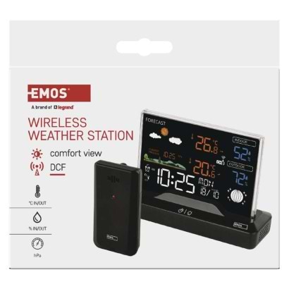 Фото - Метеостанция EMOS Беспроводная цифровая E8620