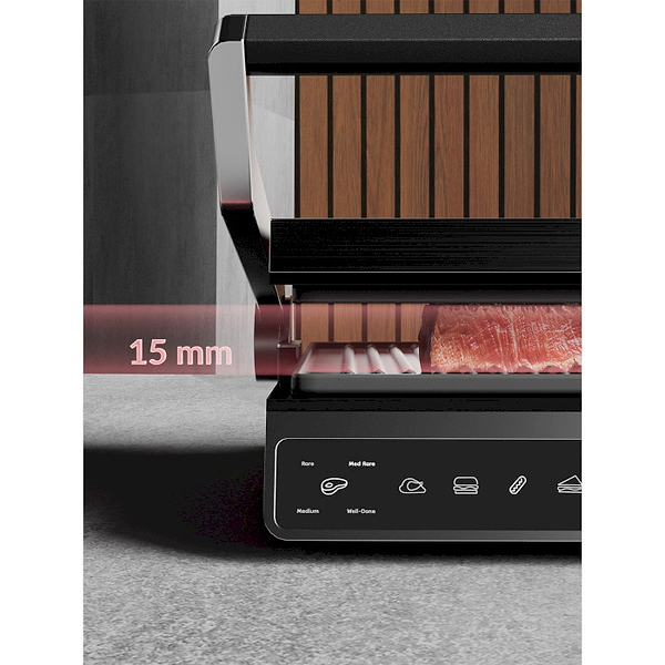 Фото - Гриль-барбекю электрический Polaris PGP 7002 Optimal Temp Silver