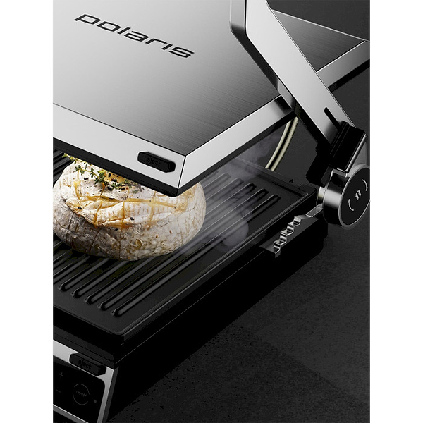 Фото - Гриль-барбекю электрический Polaris PGP 7002 Optimal Temp Silver