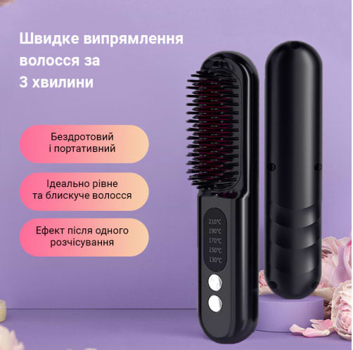 Фото - Выпрямитель волос AIMED Wireless Hair Straightener (AI-HStraight_Wireless_bk)
