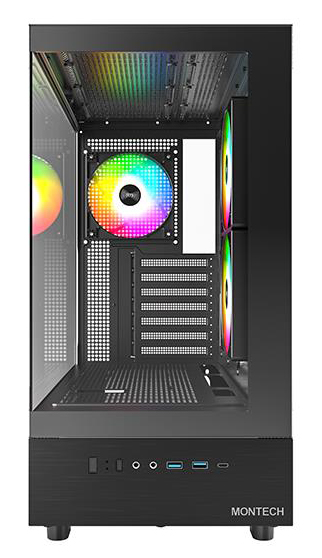 Фото - Корпус Montech ATX W/O PSU BLACK XR (B)