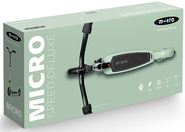 Фото - Двоколісний самокат Micro серії Speed ​​Deluxe - ЗЕЛЕНА ГЛИНА (SA0211)