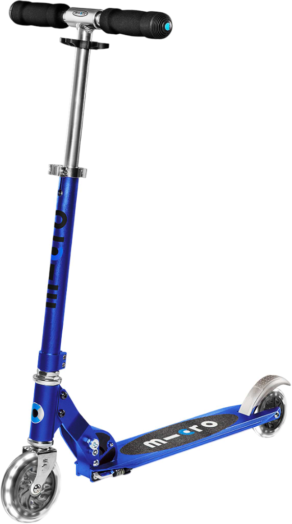 Двоколісний самокат Micro серії Sprite LED - Сапфіровий синій (SA0231)