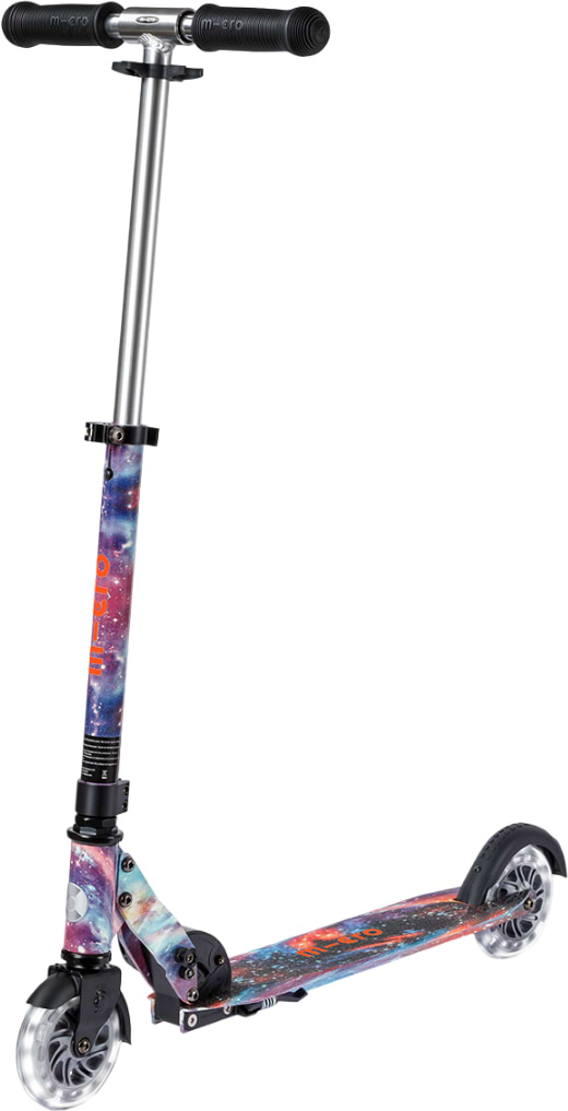 Двоколісний самокат Micro серії Sprite Glow LED Art Collection – Космос (SA0299)