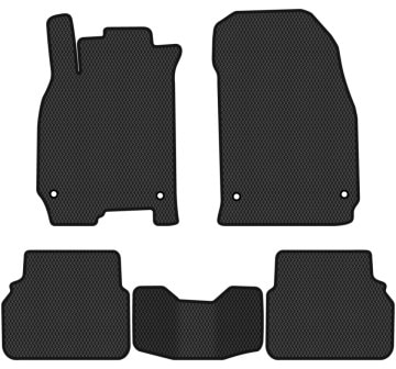 EVA килимки в салон авто EVAtech для 9-3 (YS3F) Restyling MT (glass breaker cutout) Saab 2007-2013 2 покоління Sedan EU SA12508C5AV4RBB