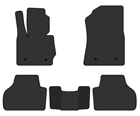EVA коврики в салон авто EVAtech для X3 (F25) BMW 2010-2017 2 поколение SUV USA BM31393C5BW4RBB