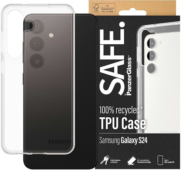 Фото - Чохол для смартфону PanzerGlass SAFE TPU Case Samsung Galaxy S 2024 | Transparent (PG_SAFE95672)
