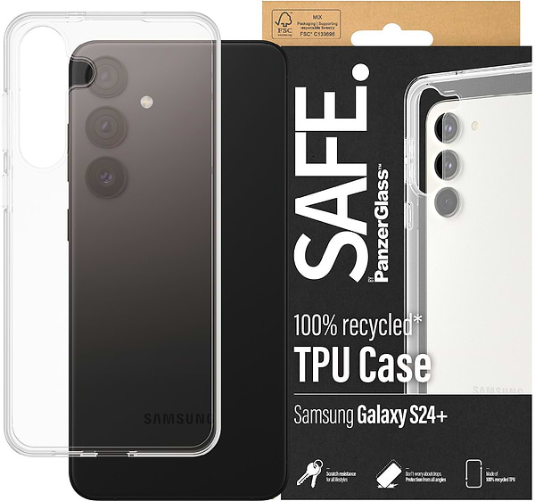 Фото - Чохол для смартфону PanzerGlass SAFE TPU Case Samsung Galaxy S 2024 Plus | Transparent (PG_SAFE95673)