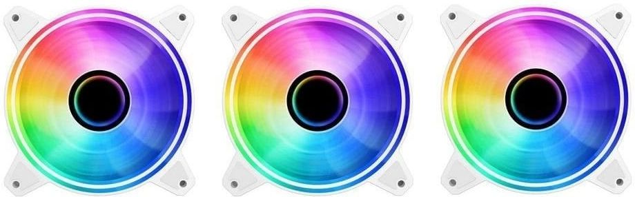 Корпусний вентилятор SAMA 6CF120IARGB 3 in 1 White