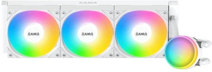 Водяна система охолодження SAMA L60 360 (L60-WHWAYXO3-G) White