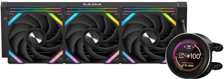 Водяна система охолодження SAMA Q60 360 (Q60-BKWANNO3-G) Black