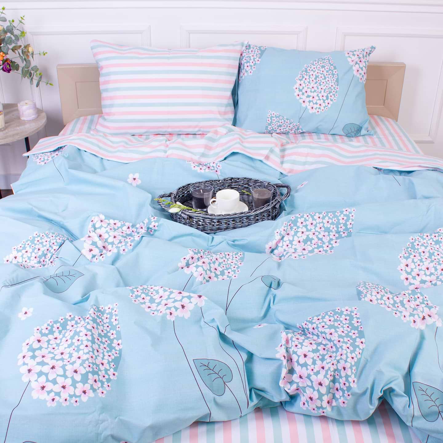 Комплект постельного белья детский MirSon Бязь 17-0012 Samanta 110х140 (2200001382435)